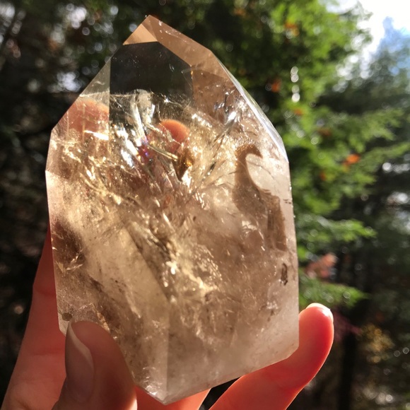 🌈Natural Citrine Crystal Point ☀️ - Picture 5 of 12